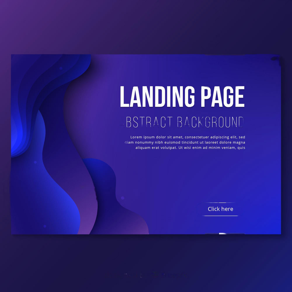 landing page